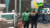 Ethiopia 1Ton/Hour Small Lentil Peeling Line Installation