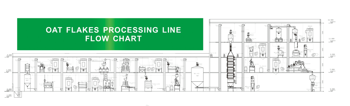 Oat Flakes Production Line