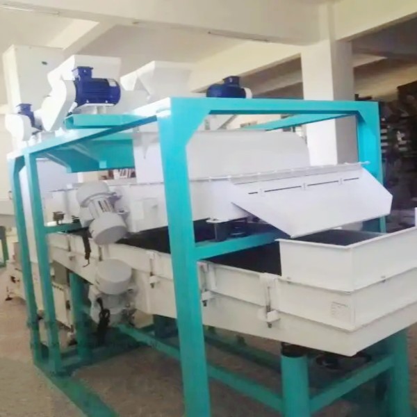 Almond Shelling and Separating Line
